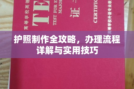 巩义护照制作全攻略，办理流程详解与实用技巧