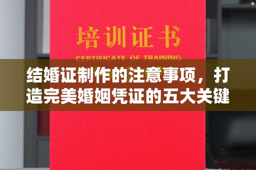 巩义结婚证制作的注意事项，打造完美婚姻凭证的五大关键点