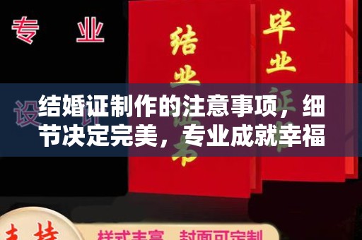巩义结婚证制作的注意事项，细节决定完美，专业成就幸福