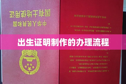 巩义出生证明制作的办理流程